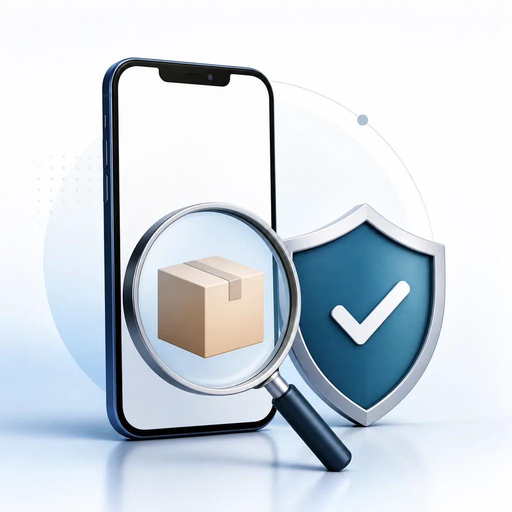 Editorial illustration of a phone, package check, and shield before a Streamex install