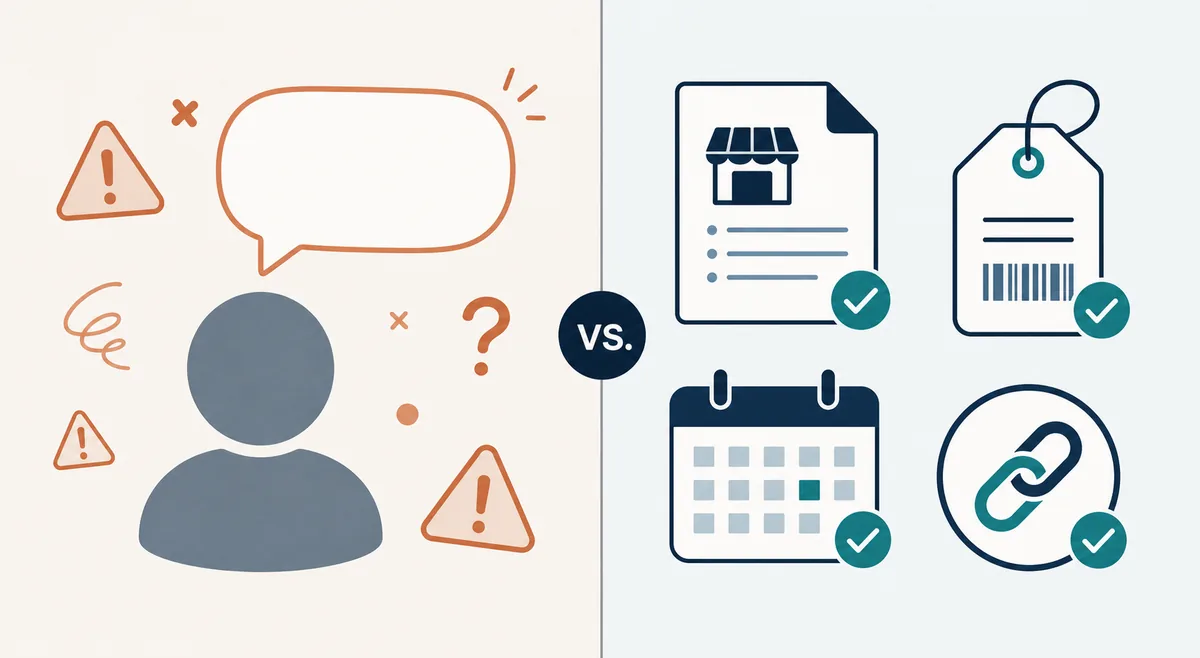 Editorial comparison between an unverified complaint and verifiable store, package, date, and source evidence